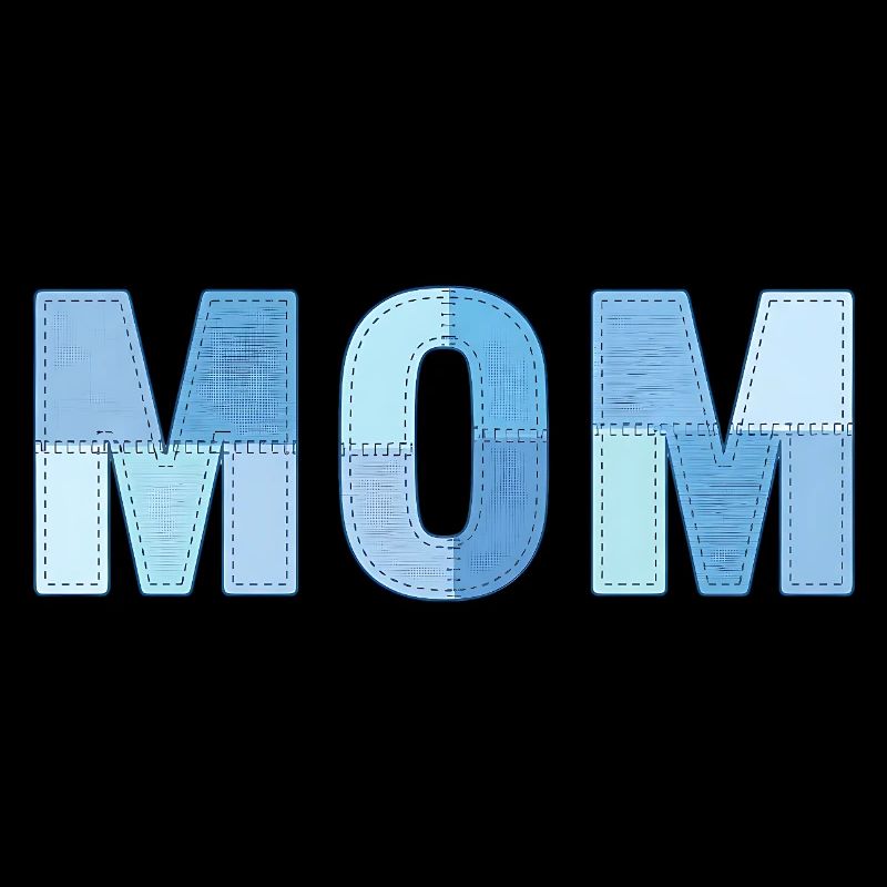 MOM Patchwork Denim Style