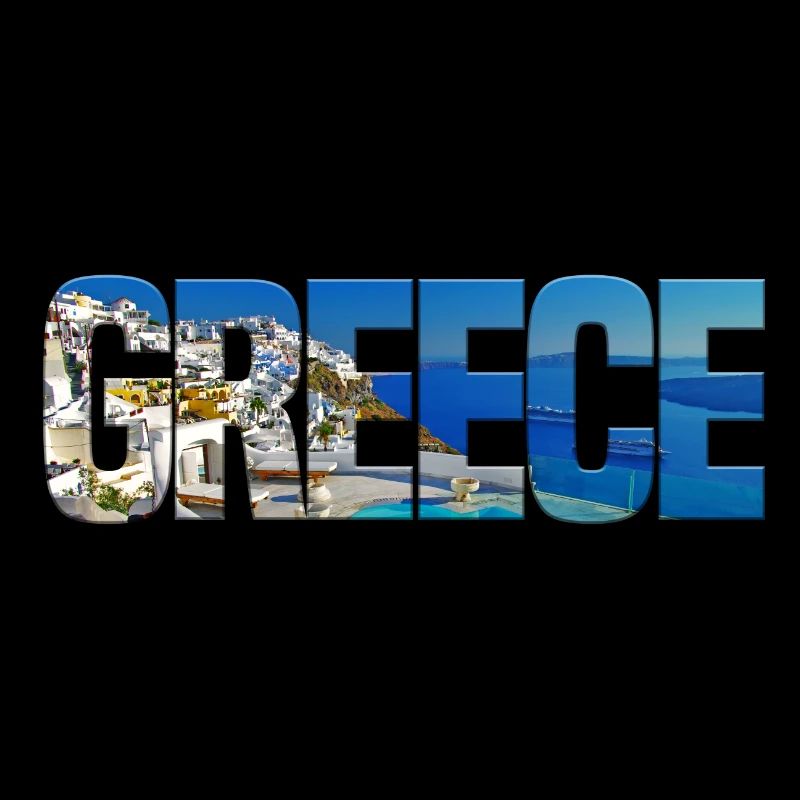 Collage de Panorama Côtier de la Grèce