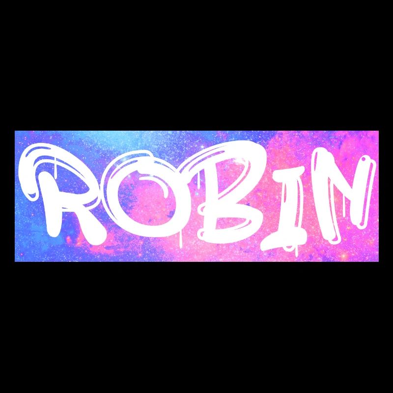 Robin Name Geschenk Geschenkidee Galaxie