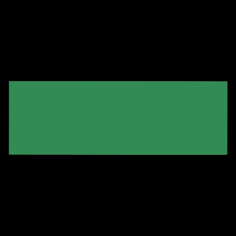 Abstract Green Rectangle Print