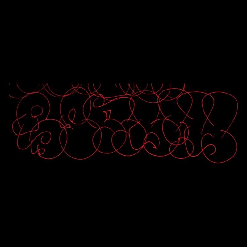 Abstract Scribble Art Berlin Souvenir