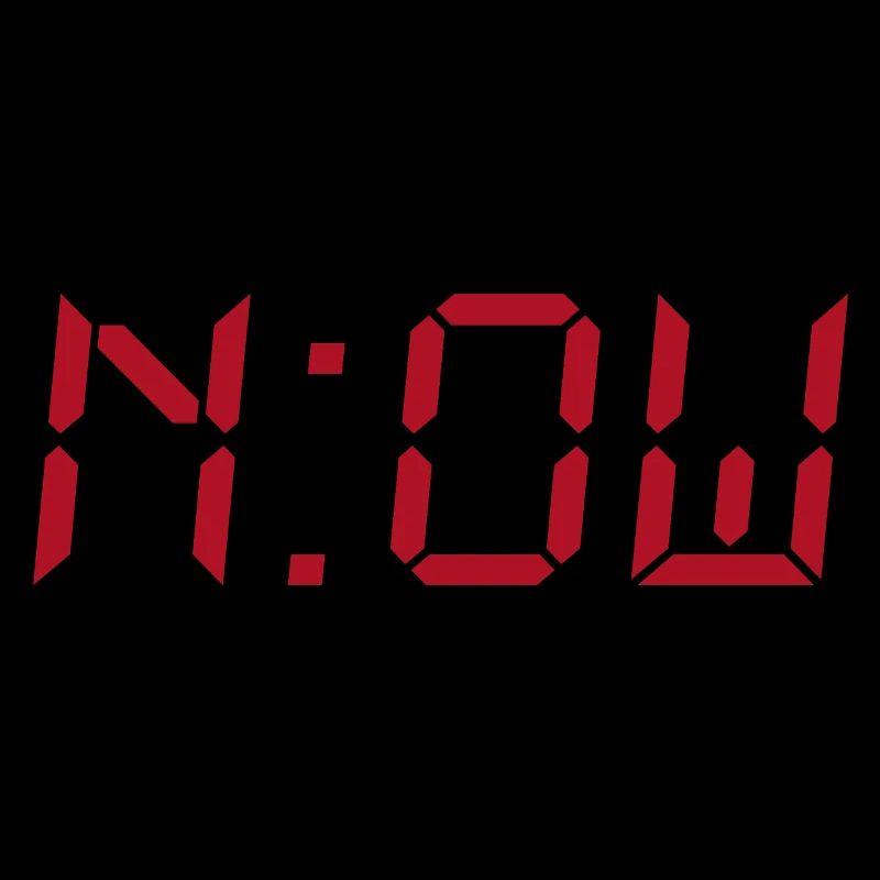 NOW – Typography Design without Background