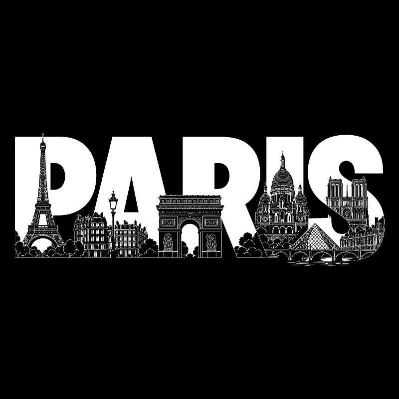 Paris Frankreich Eiffelturm Triumphbogen 