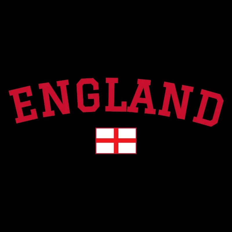 England Flagge Design Rot