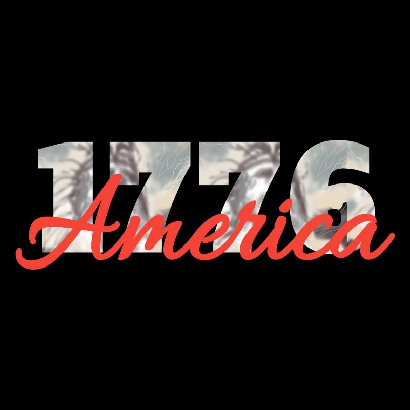 1776 America Script Overlay