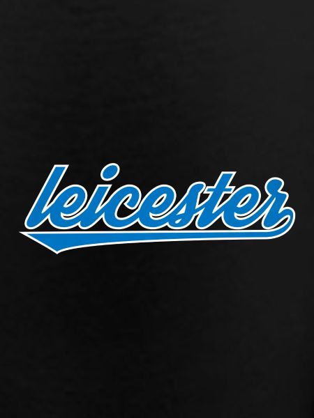 Leicester Blue Script Design