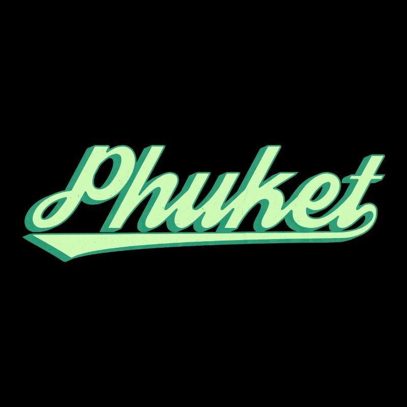 Phuket Retro Küstenscript
