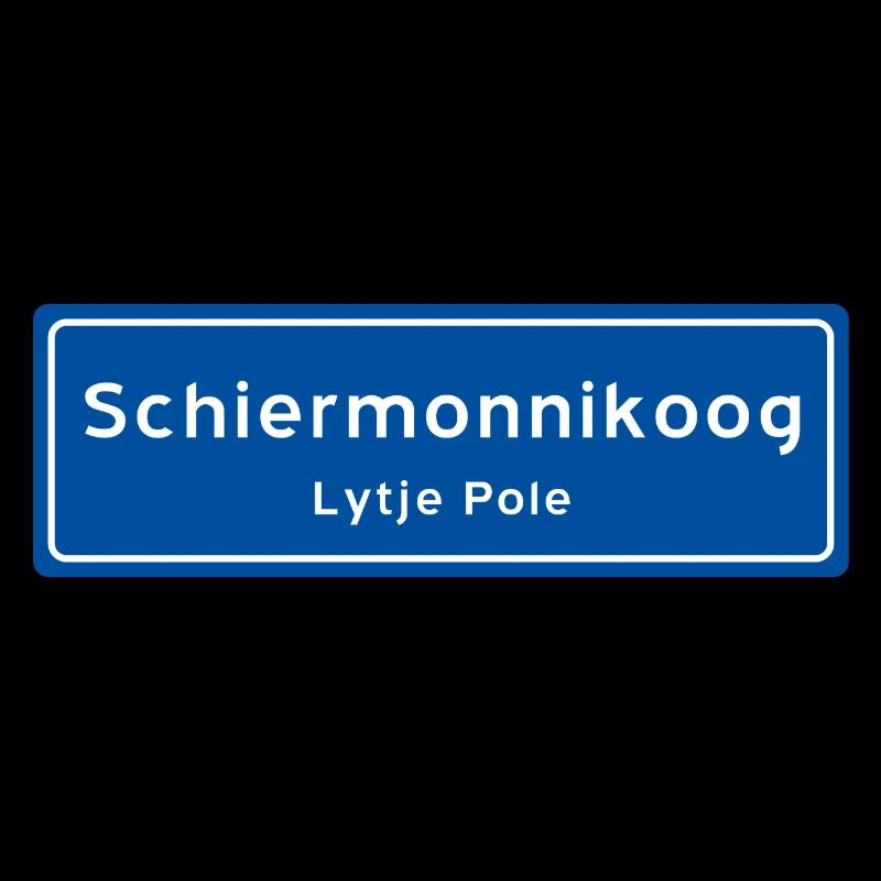 Panneau de nom de lieu Schiermonnikoog