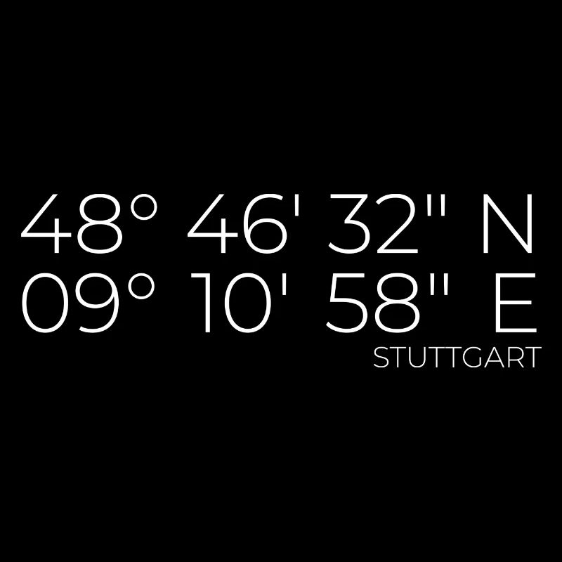 coordinates Stuttgart