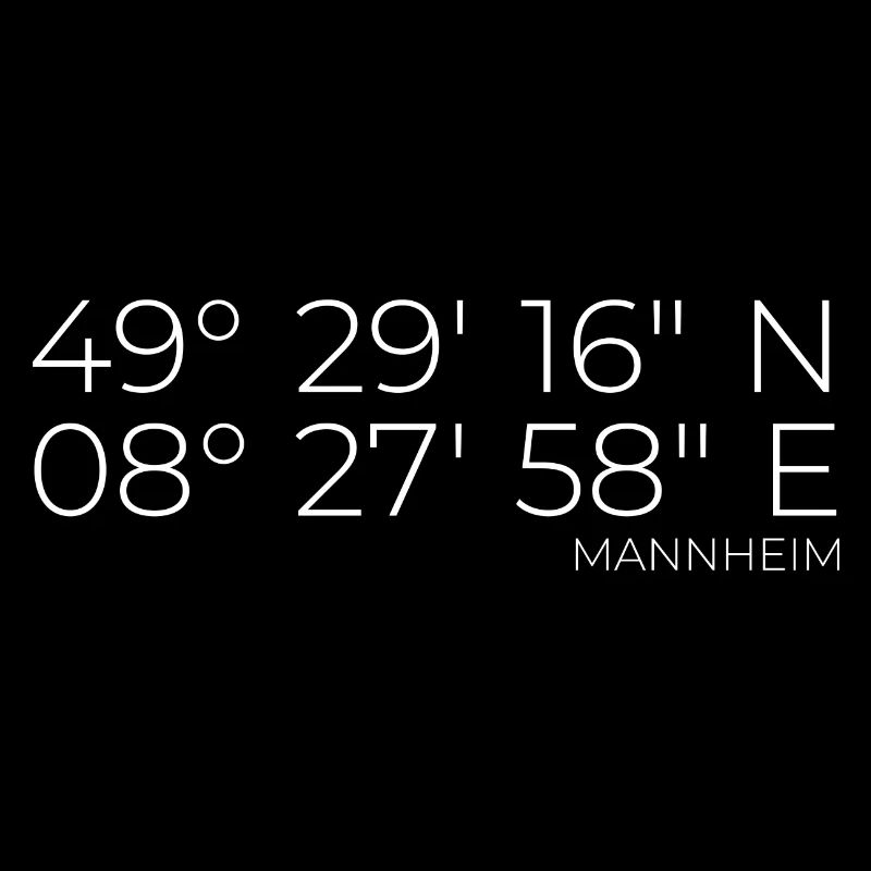 Coordinates Mannheim