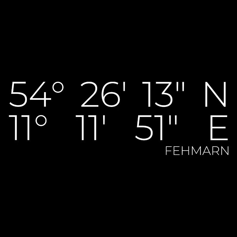 Coordinates Fehmarn
