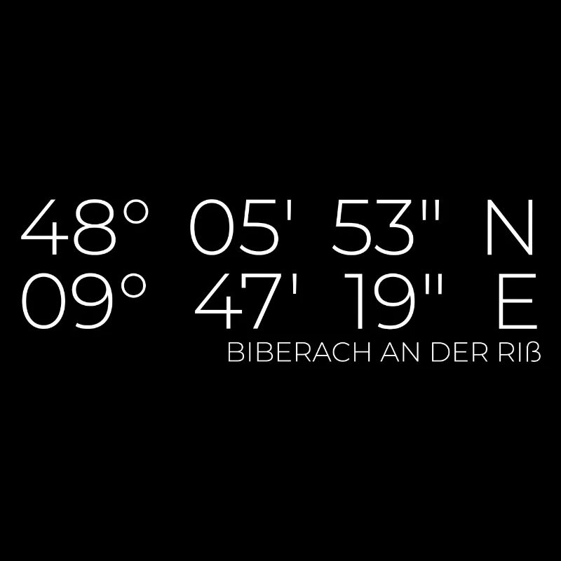 Coordinates Biberach an der Riß