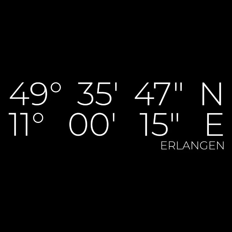 Coordinates Erlangen