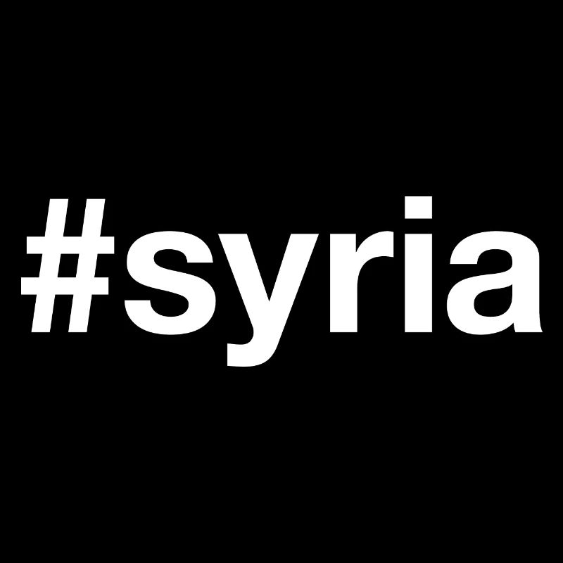 SYRIE Hashtag Syrien