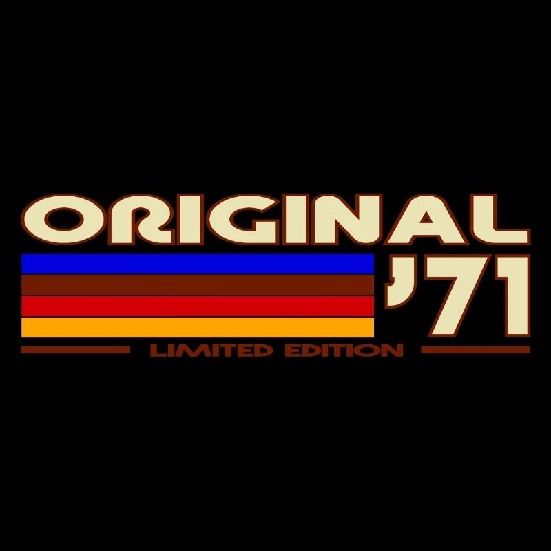 Originales 71 Rainbow Retro-Abzeichen