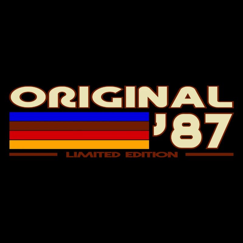 Originale 87er Retro-Streifen