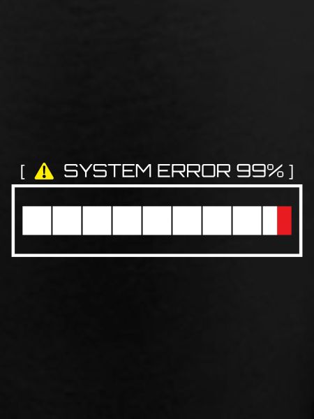 Systemfehler 99% Ladezustand