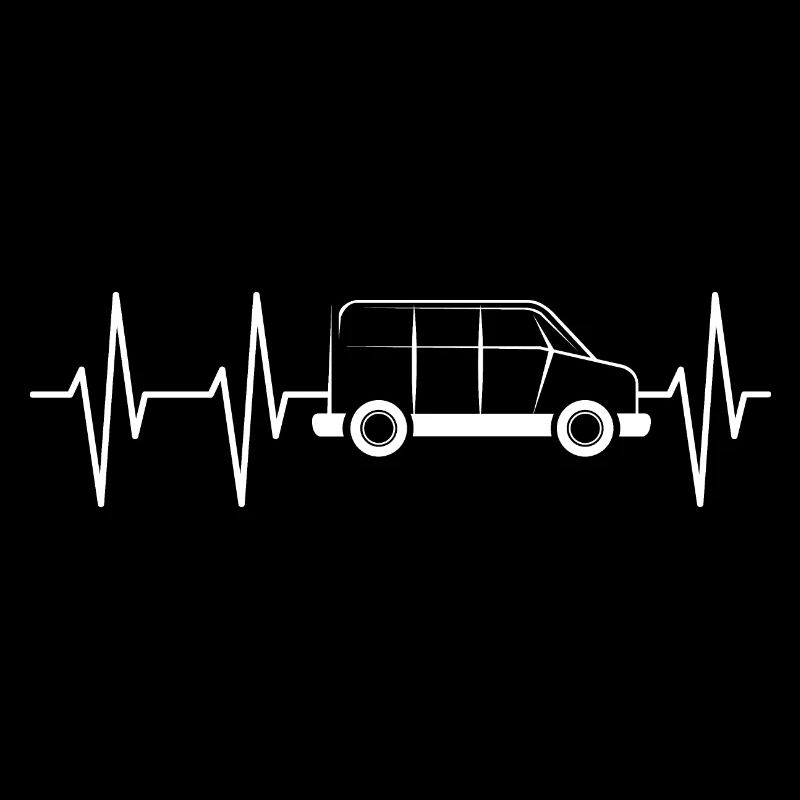bus buses heartbeat icon pulse illustration icon