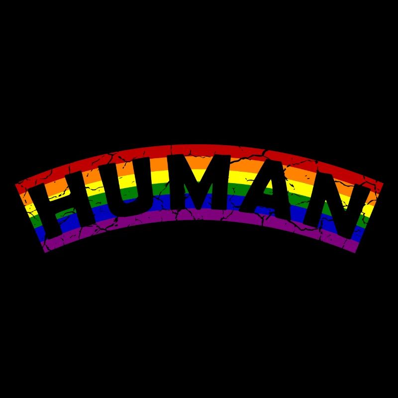 Conception du drapeau de la fierté humaine