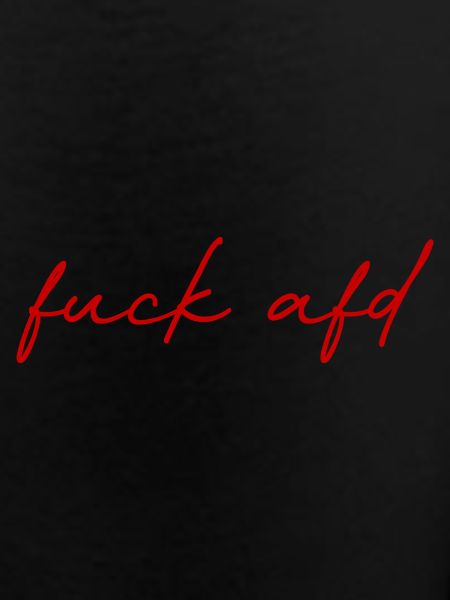 Protest lettering against AfD