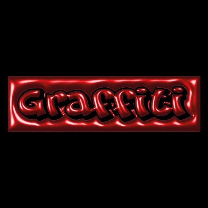 Bulle de graffiti 3D