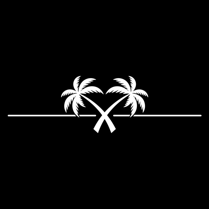 Palm Tree Symbol Island