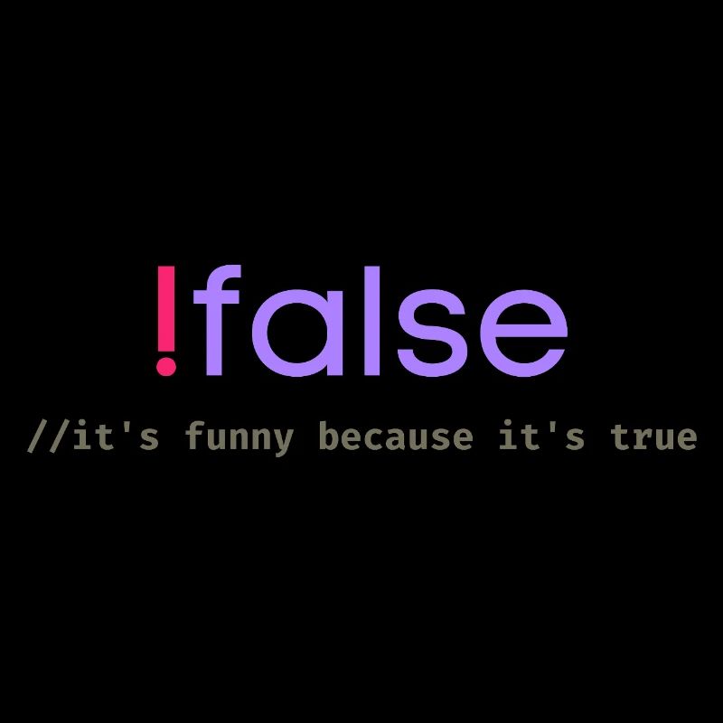 Ifalse Funny Coder Programmierungswortspiel