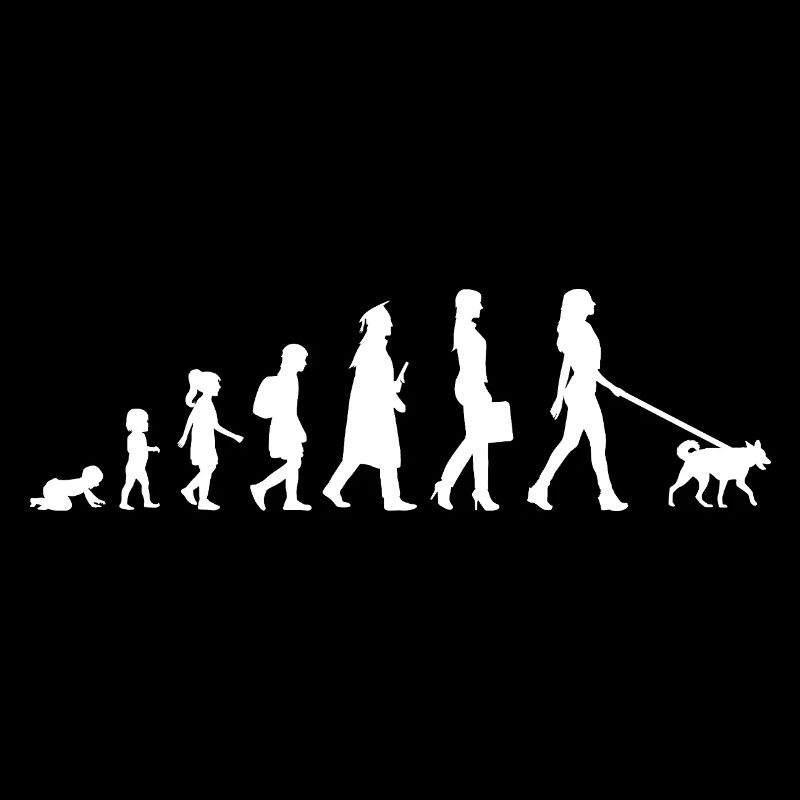 Evolution einer Hundehalterin