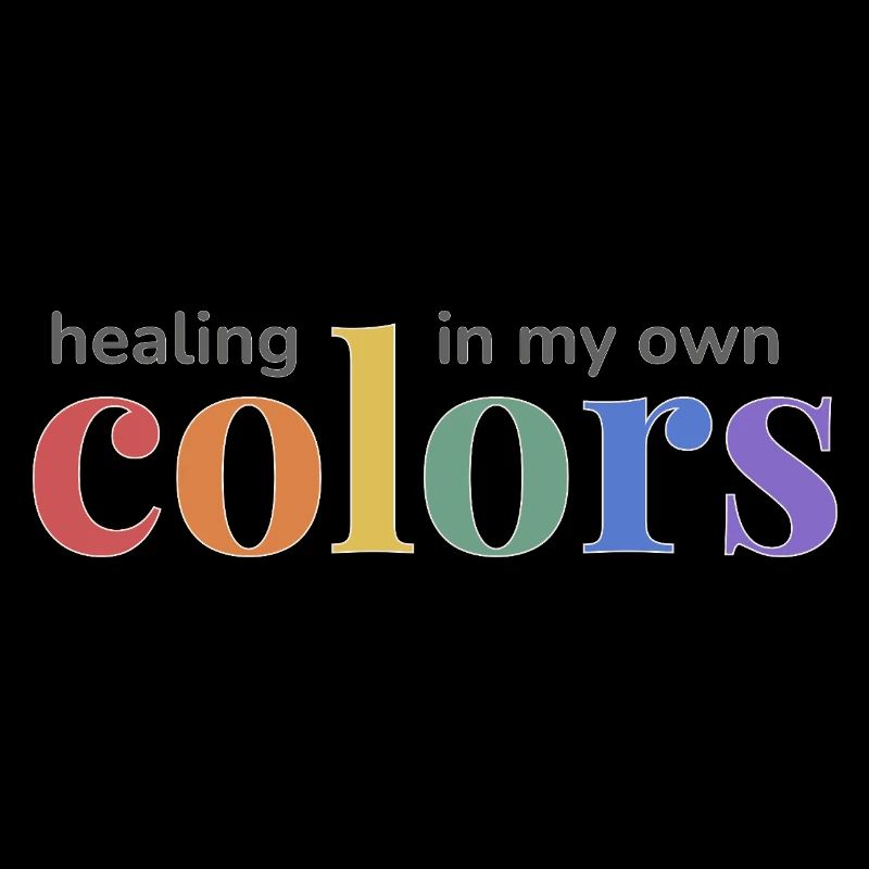 Pride Rainbow Design : Guérir dans mes propres couleurs