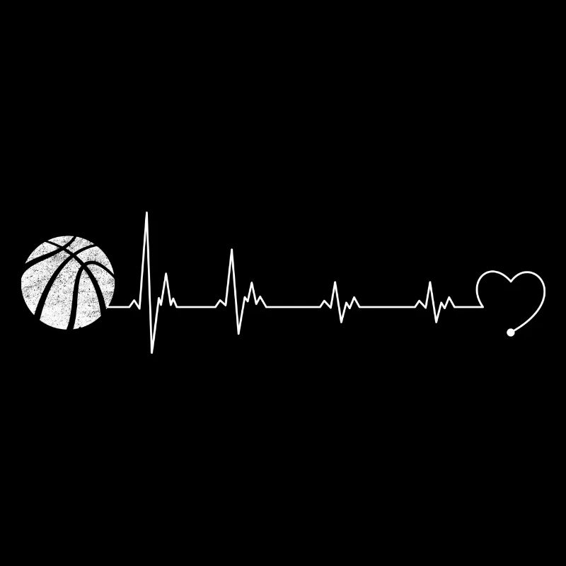 Basketball Heartbeat Tee