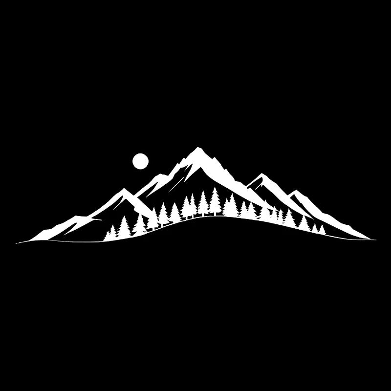 Mountain Dawn Silhouette