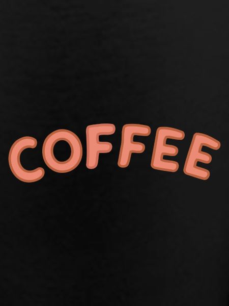 Coffee Letterpress Bow