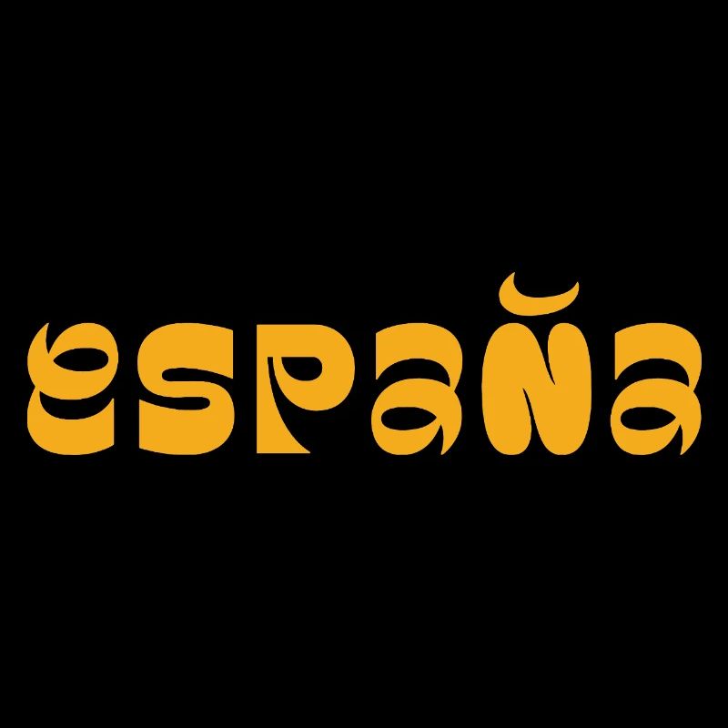 Espana typography logo design T-Shirt