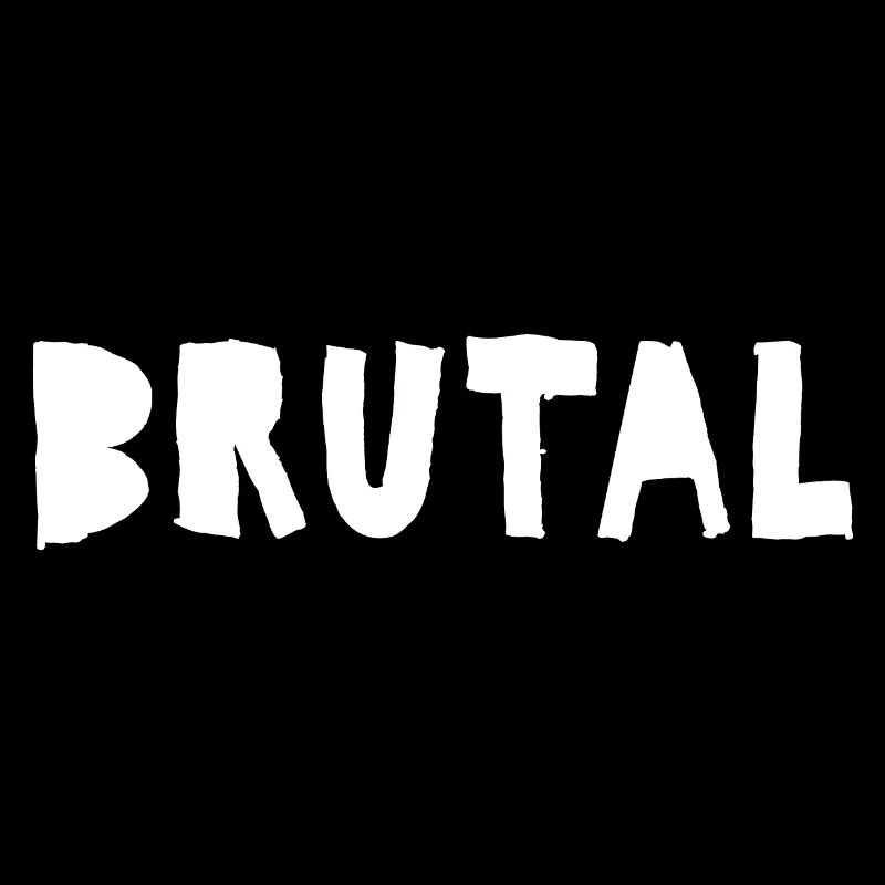 Conception brutale du logo Daged Bold