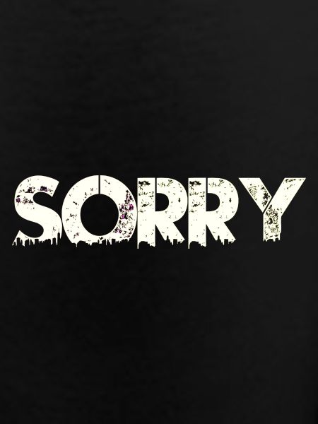 sorry désolé
