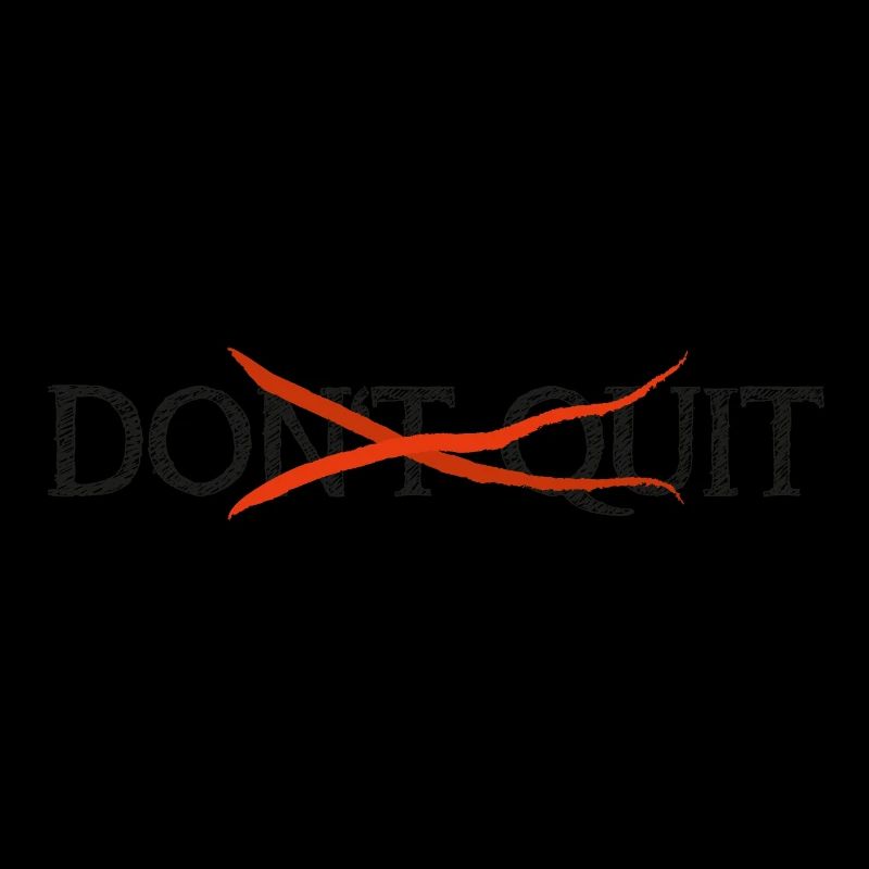 N’abandonnez pas - faites-le! Citation de motivation