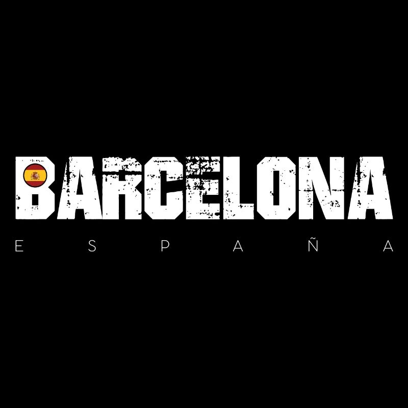 Barcelona Bold Distressed Typ
