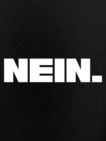 Nein.