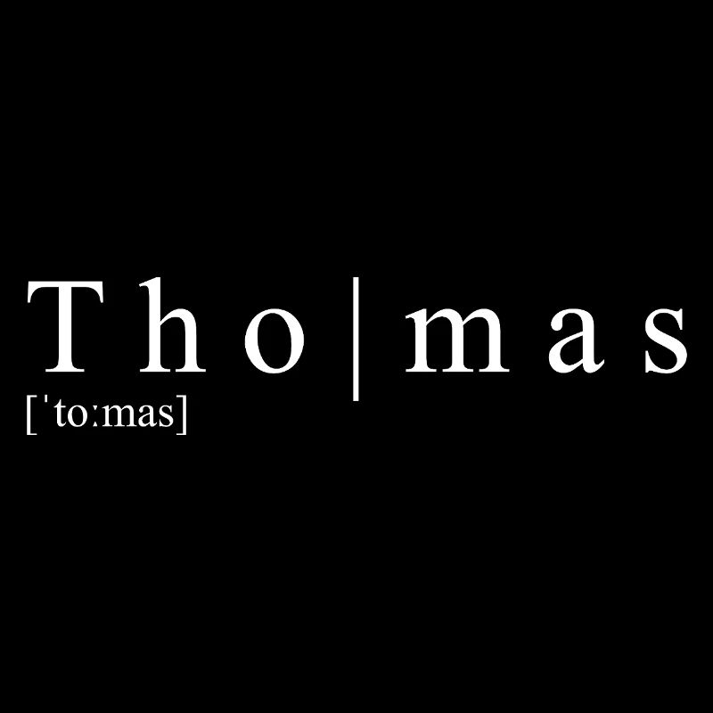 Thomas Definition Typography