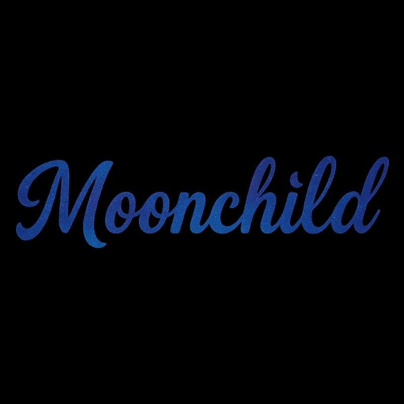 Moonchild Blue Script – Style de nuit