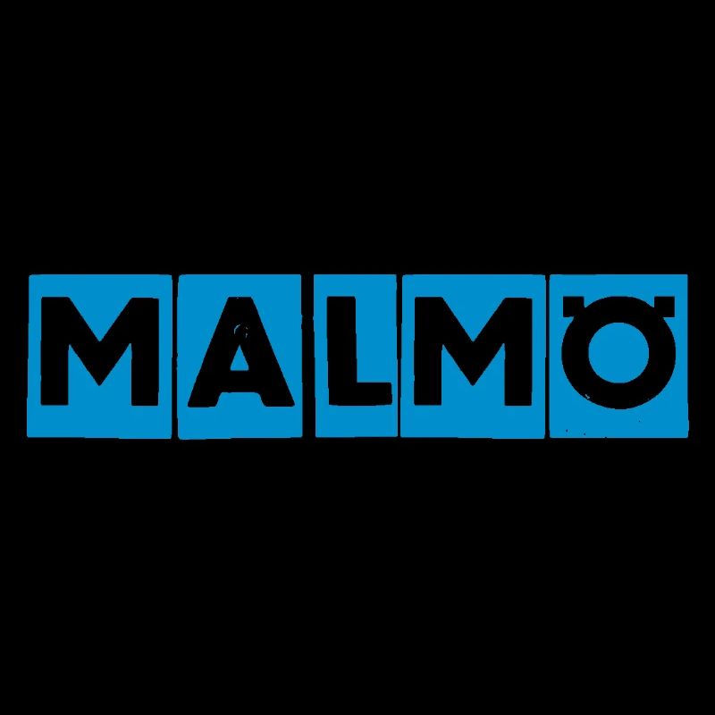 Malmö – Conception de texte bleu