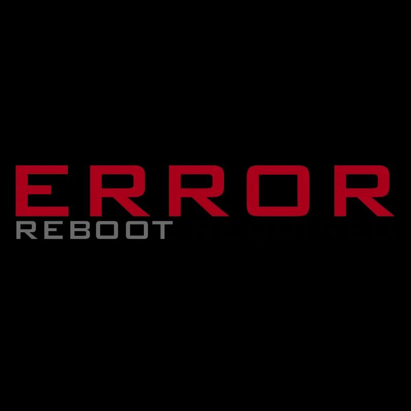 Error: Reboot required