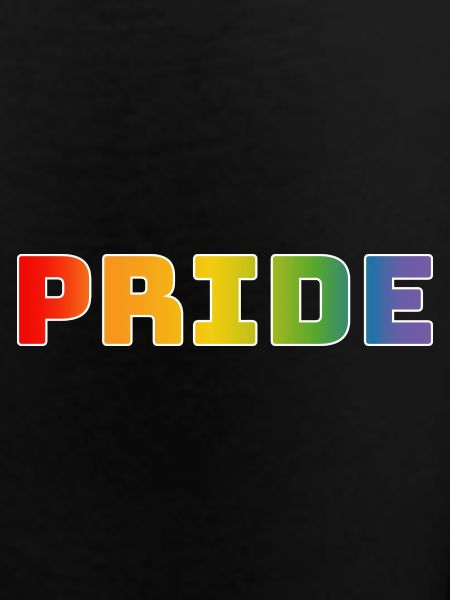 Rainbow pride white
