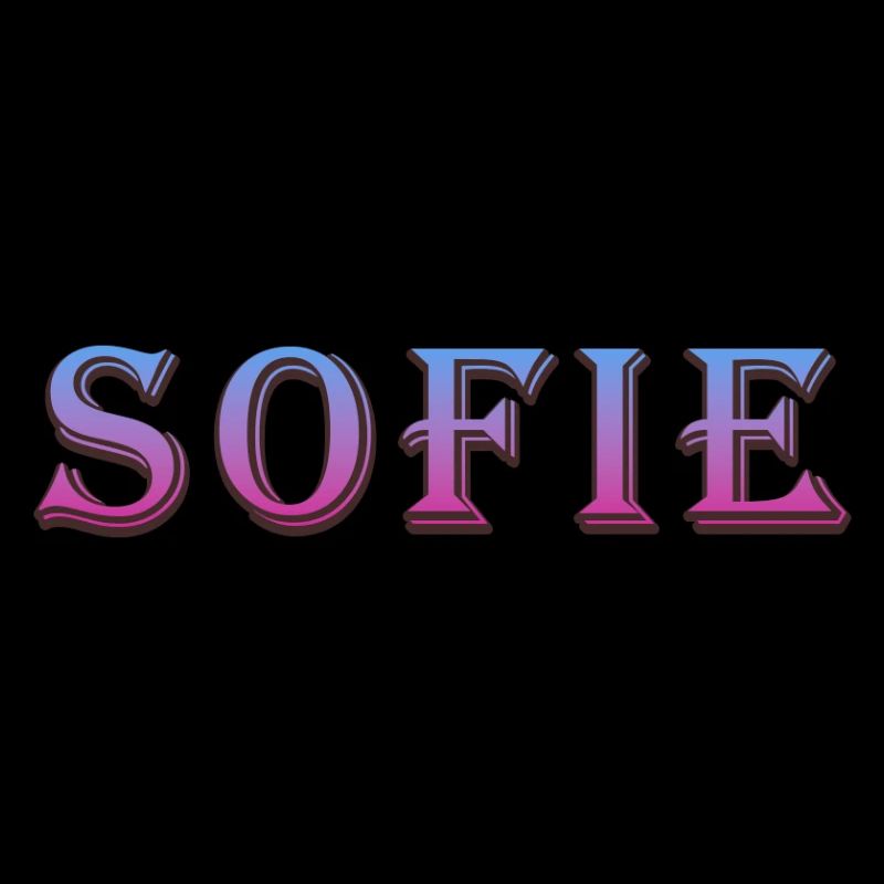 Farbenfroher 3D-Text mit Glitzereffekt