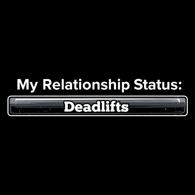 Mon statut relationnel : Deadlifts Drôle Gym