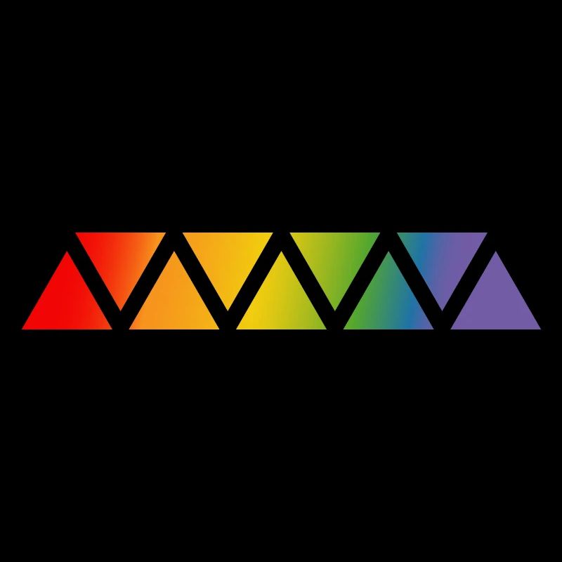 Rainbow triangle