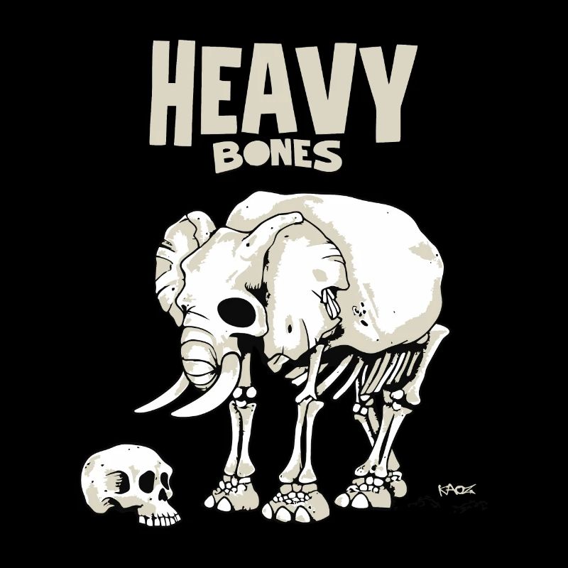 Os lourds : Crâne d’éléphant