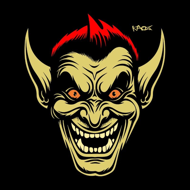 Cool and evil goblin