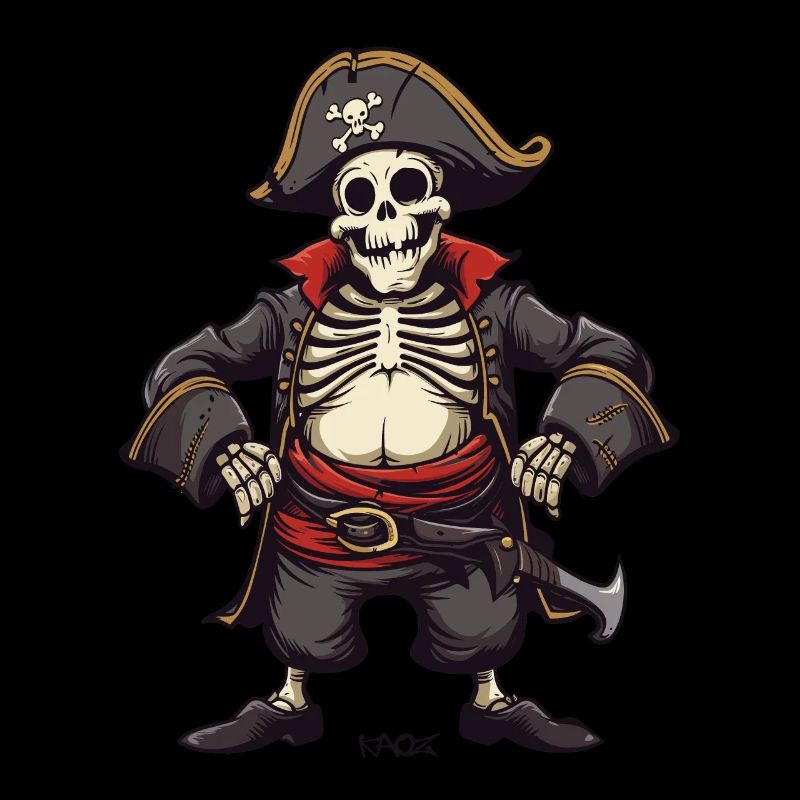 Beware of the fat skeleton pirate