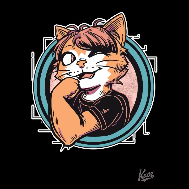 You can do it, Lady Power Cat!